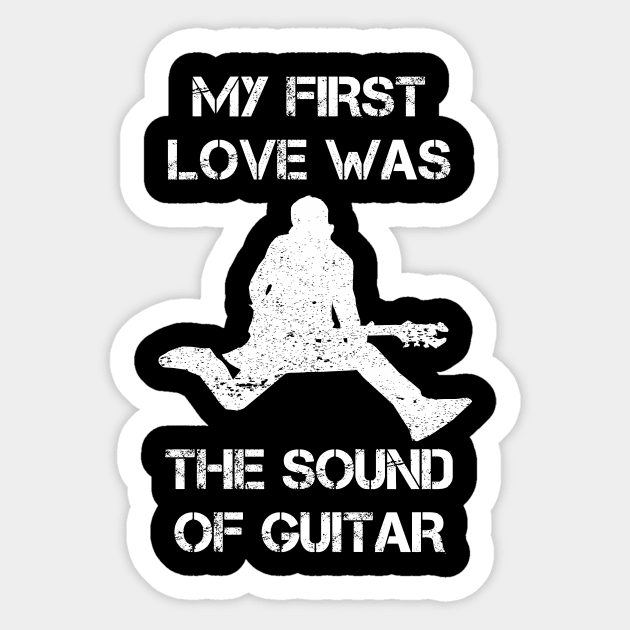 Funny guitar player quote Sticker by BTStyle